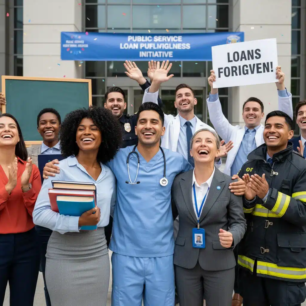 Public service professionals benefiting from loan forgiveness programs