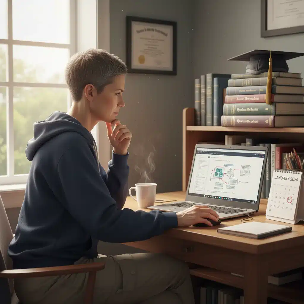 Veteran student utilizing education benefits with a laptop for 2026 changes
